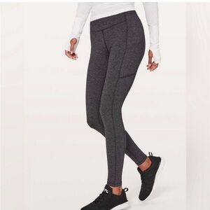 Lululemon Speed Up Gray Leggings, size 4